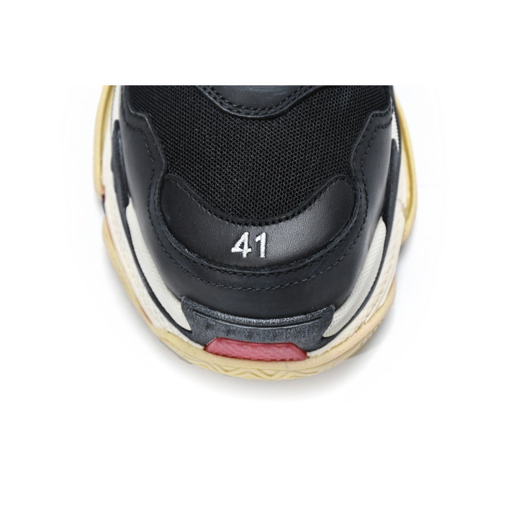 Gucci x Balenciaga Triple S Black Red 