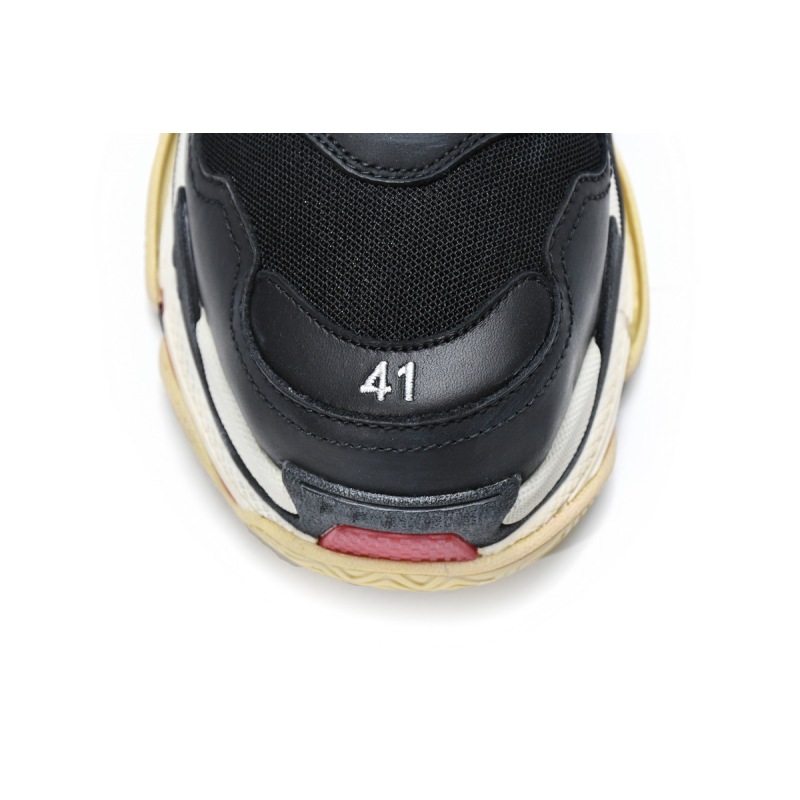 Gucci x Balenciaga Triple S Black Red 