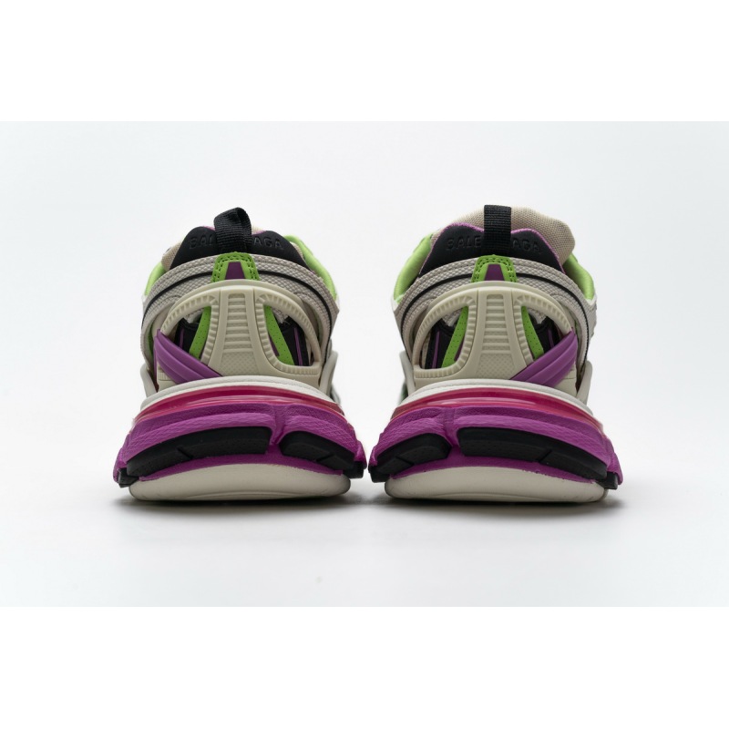  Balenciaga Track 2 Sneaker White Green Pink  568615 W2GN3 9199