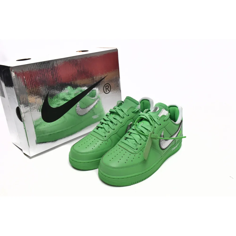  OFF White X Air Force 1 Low Green  DX1419-300