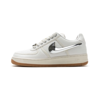 Travis Scott x Nike Air Force 1“Sail”  AQ4211-101 01