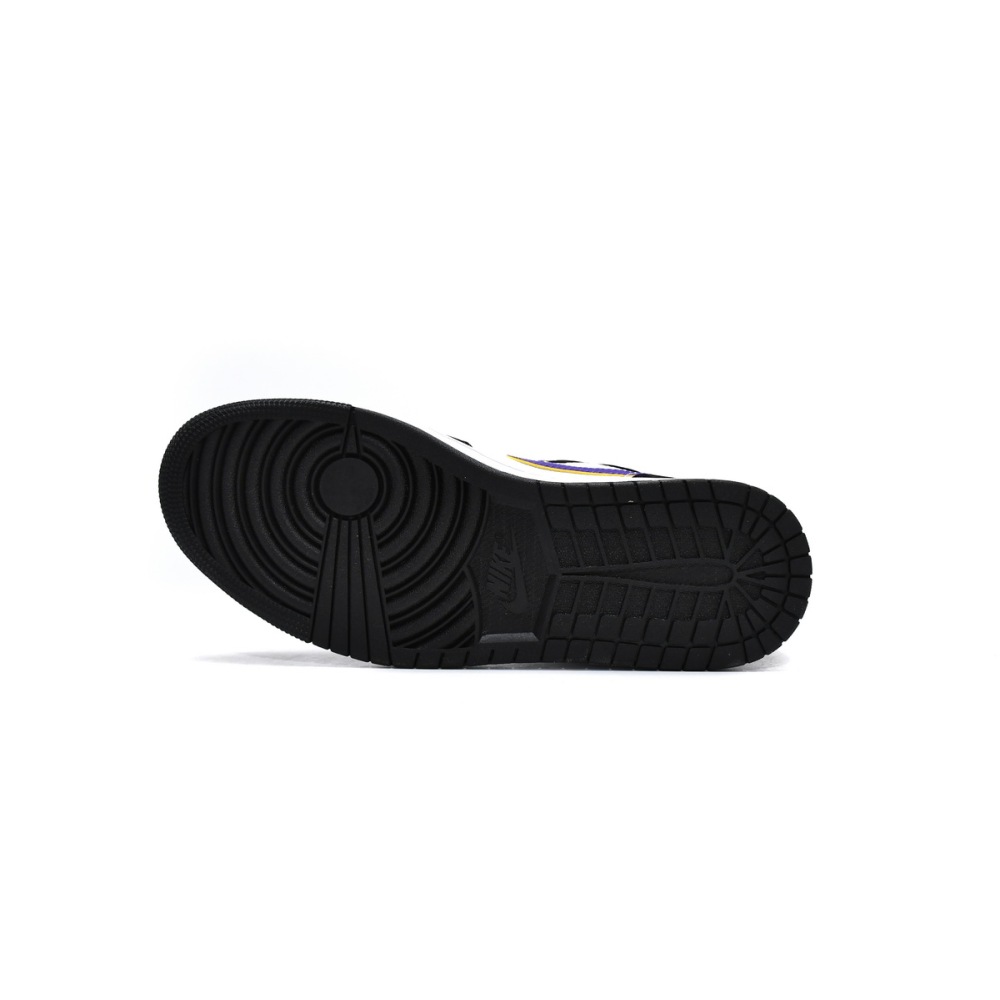  Air Jordan 1 Mid Lakers Top 3 852542-005