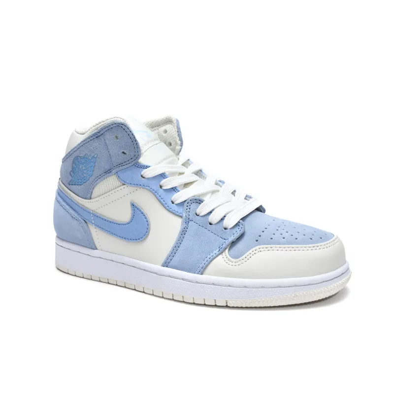  Air Jordan 1 Mid Mixed Textures Blue DA4666-100