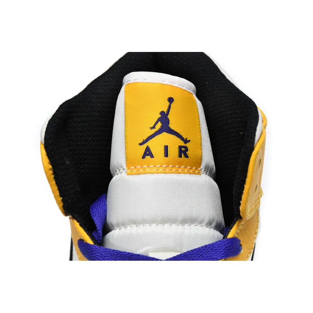  Air Jordan 1 Mid SE Lakers 852542-700