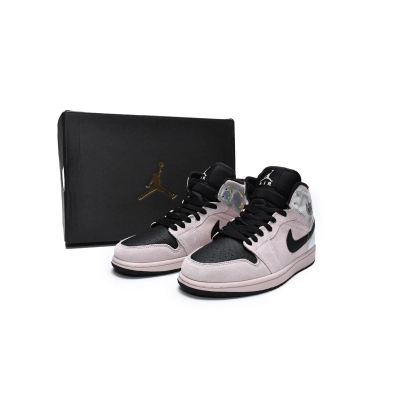 Air Jordan 1 Mid Dirty Powder Iridescent (W) BQ6472-602 02