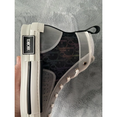 Dior B23 Oblique Black Rainbow 02