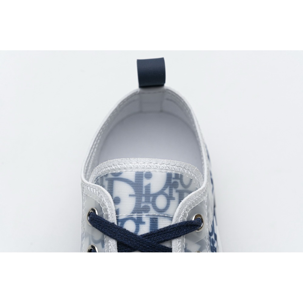 Dior B23 HT Oblique Transparency LOW T00962H565 White Blue
