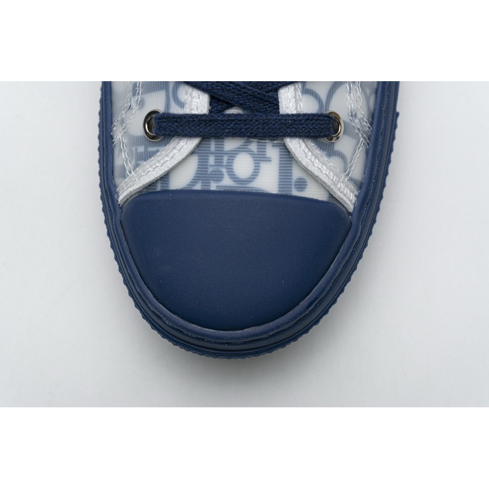Dior B23 HT Oblique Transparency LOW T00962H565 White Blue
