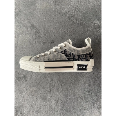 Dior B23 Oblique Linen Black 01