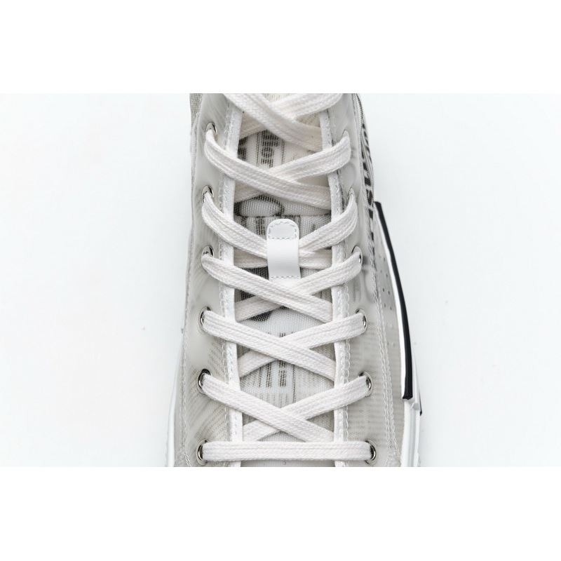 Dior B23 Oblique Transparency High H565 White Black