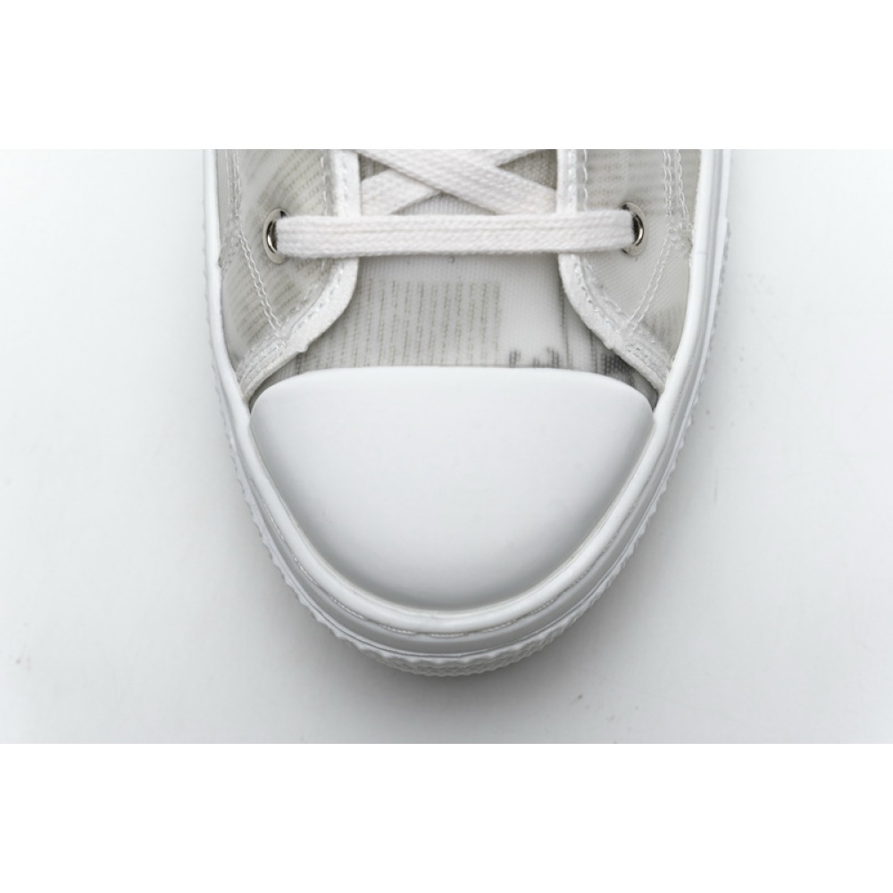 Dior B23 Oblique Transparency High H565 White Black