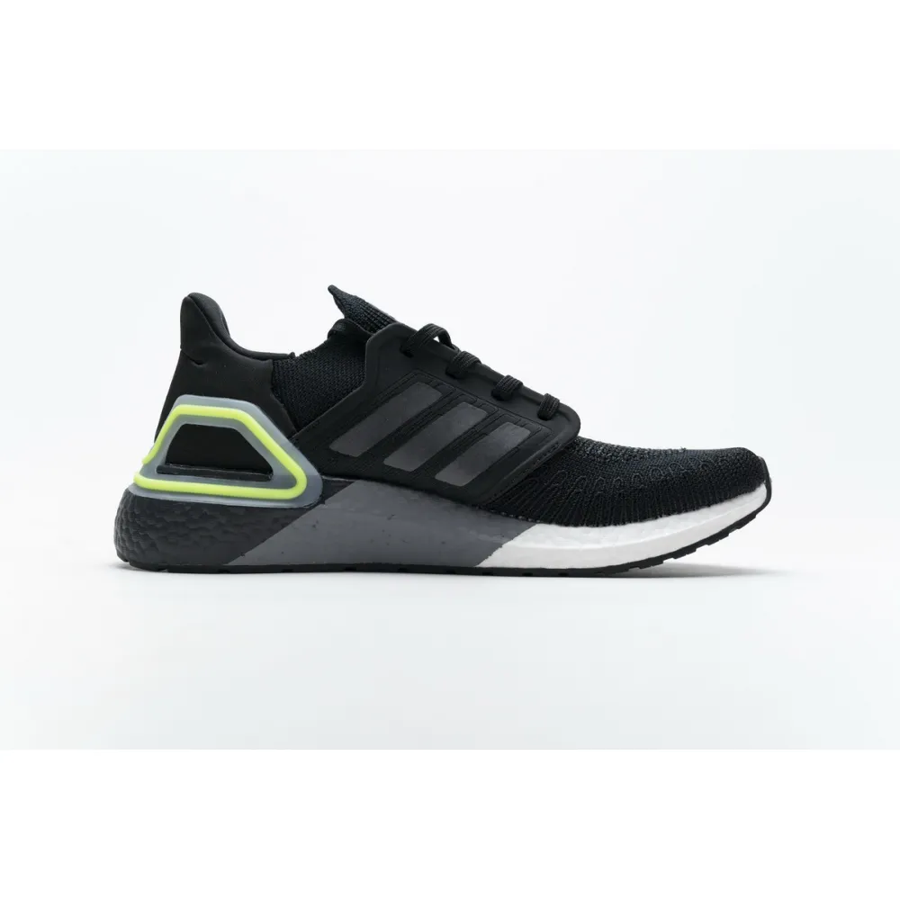 Adidas Ultra BOOST 20 CONSORTIUM Black Grey Green Real Boost FY3452