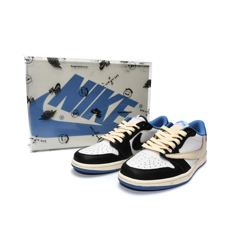 Travis Scott x Fragment Design x Air Jordan 1 Low DM7866-140