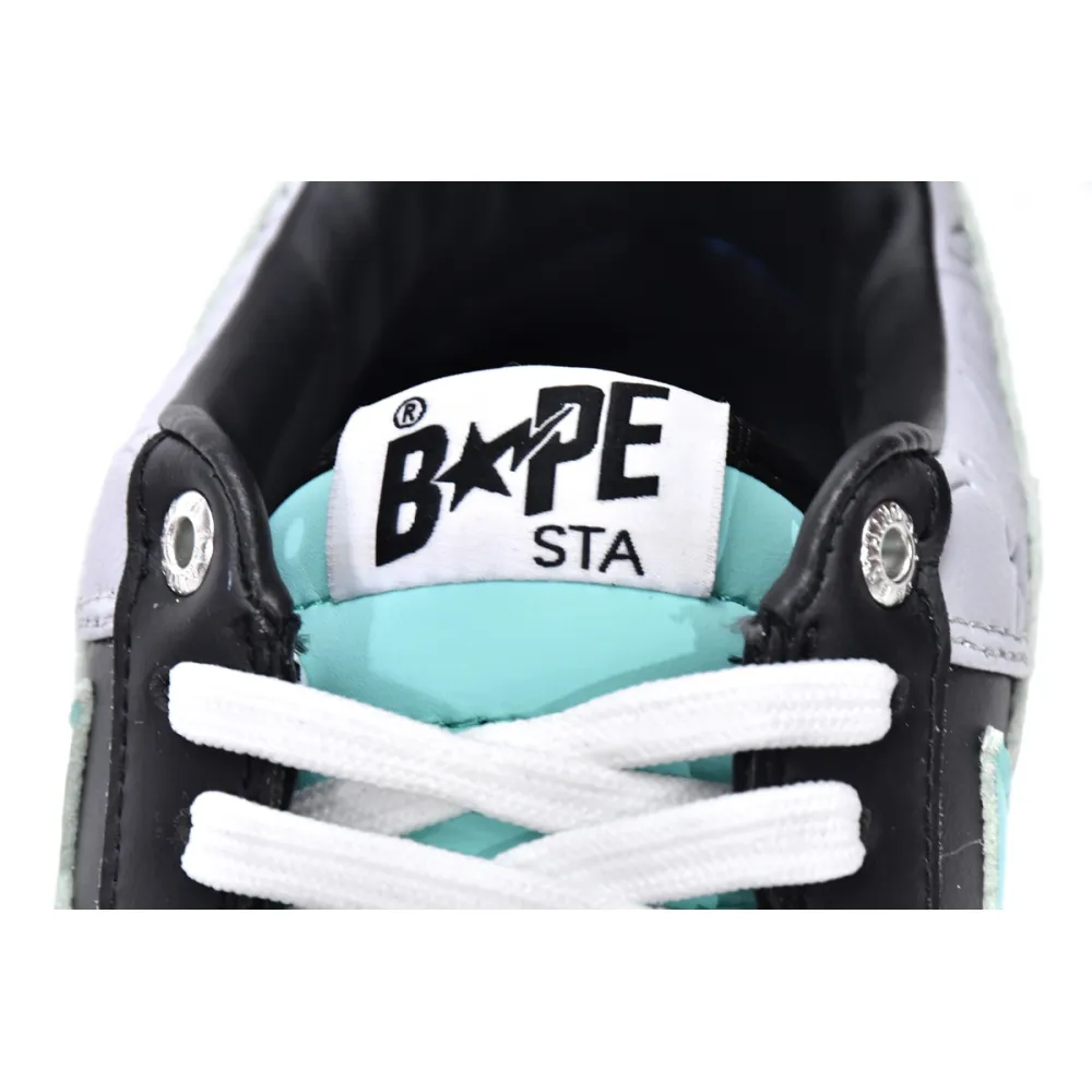 Bathing Ape Bape Sta Low Grey Black 1H70-191-002(BapeSta)