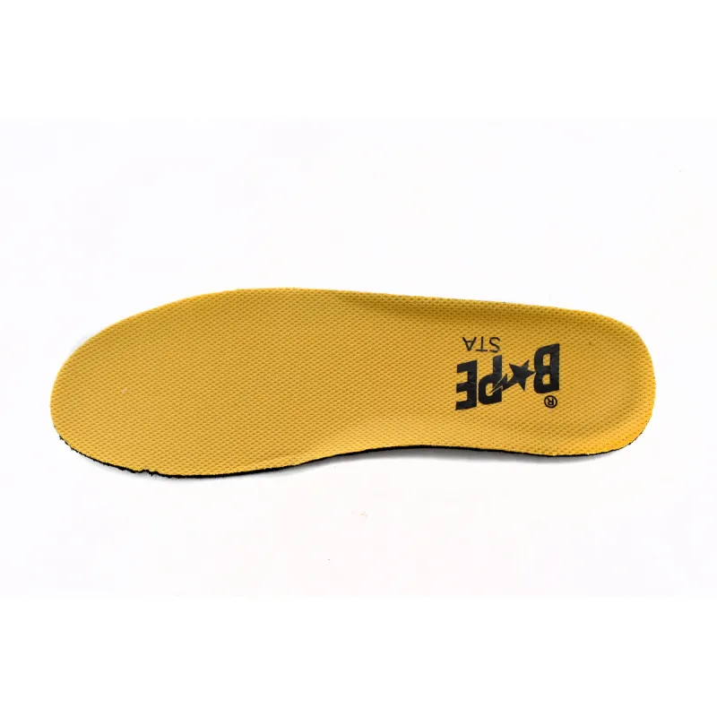 Bape Sk8 Sta Low Make old Black and Yellow 1120-291-021(BapeSta)