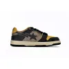 Bape Sk8 Sta Low Make old Black and Yellow 1120-291-021(BapeSta)