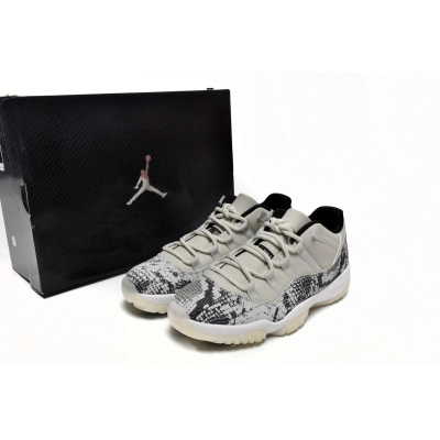 Air Jordan 11 Retro Low Light Bone Snakeskin CD6846-002 02