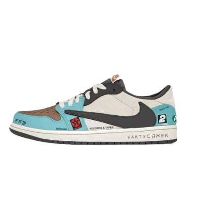 Travis Scott X  Air Jordan 1 Low 'BMW JackBoys' DC3533-100 01