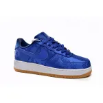 CLOT x Nike Air Force 1 Low Premium Blue Silk CJ5290-400 