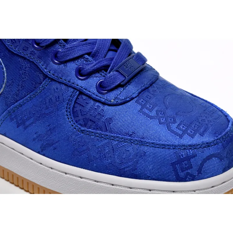 CLOT x Nike Air Force 1 Low Premium Blue Silk CJ5290-400 