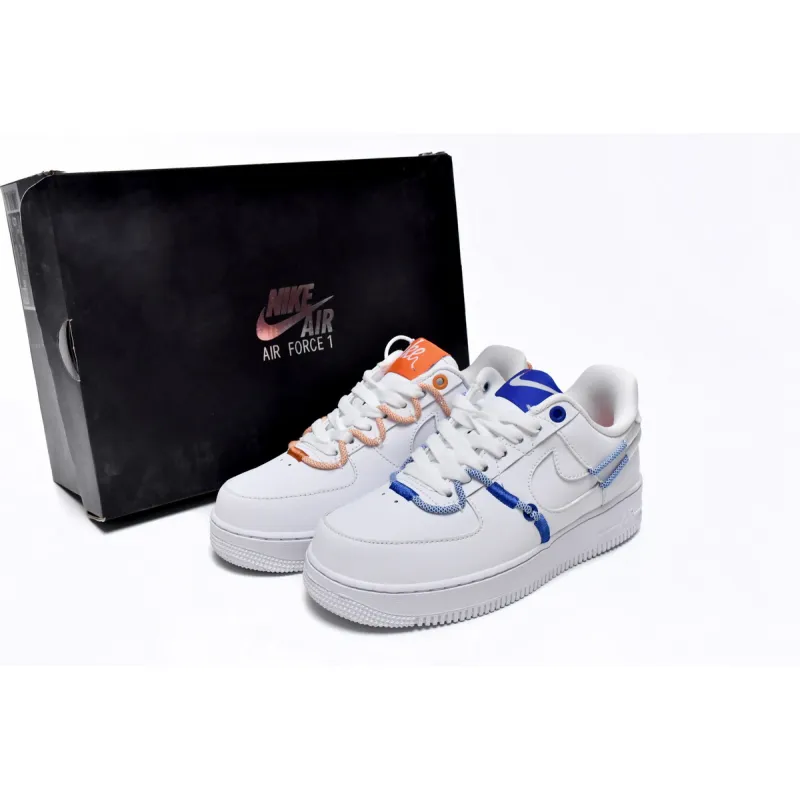 Nike Air Force 1 Low White and Safety Orange DH4408-100