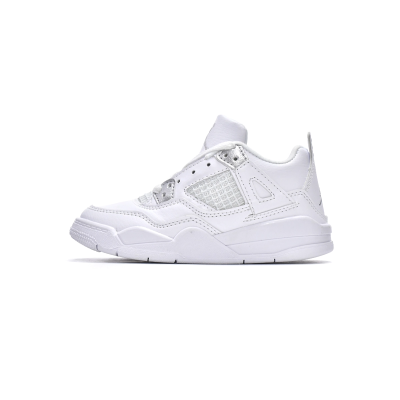 Jordan 4 Kids Shoes Retro Pure Money (2017) 308499-100 01