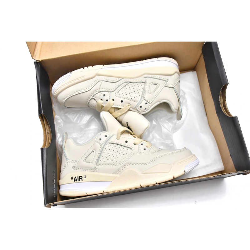 Jordan 4 Kids Shoes Retro Sail CV9388-100