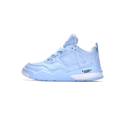 Jordan 4 Kids Shoes Retro Sky Blue CV9388-106 01