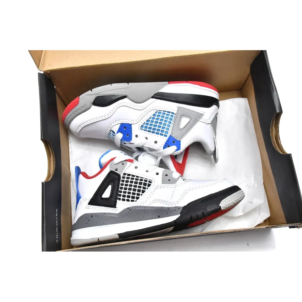 Jordan 4 Kids Shoes Retro What The BQ7669-146