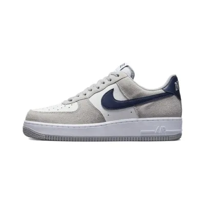 Nike Air Force 1 Low Sneakers White Gray Blue 01