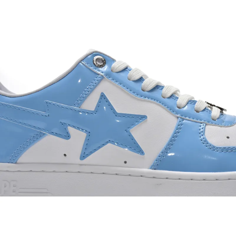 Cheap  A Bathing Ape Bape Sta Low White Blue(BapeSta)