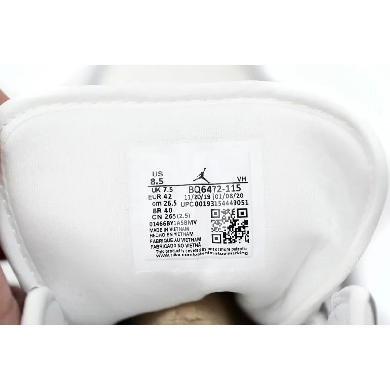 Air Jordan 1 White Soot BQ6472-115