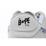 Cheap  Fake BapeSta Low White Blue Camouflage