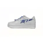 Cheap  Fake BapeSta Low White Blue Camouflage