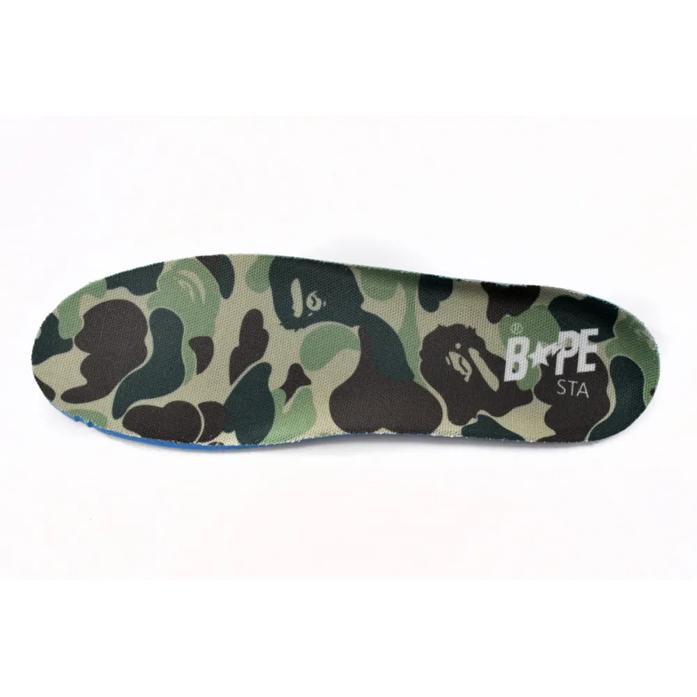 Cheap Bape Sta Low White Green Camouflage 1H20-191-045(BapeSta)