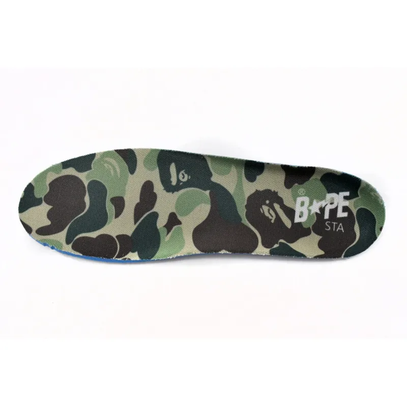 Cheap Bape Sta Low White Green Camouflage 1H20-191-045(BapeSta)