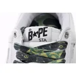 Cheap Bape Sta Low White Green Camouflage 1H20-191-045(BapeSta)