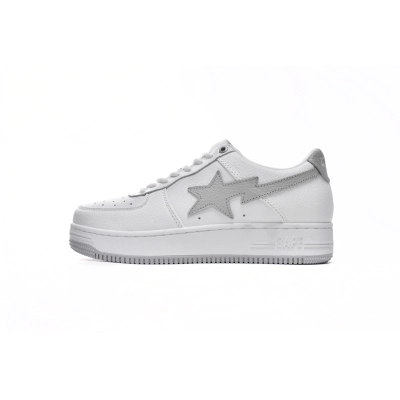Cheap Bape Sta Low White Grey 1H73-191-921 01