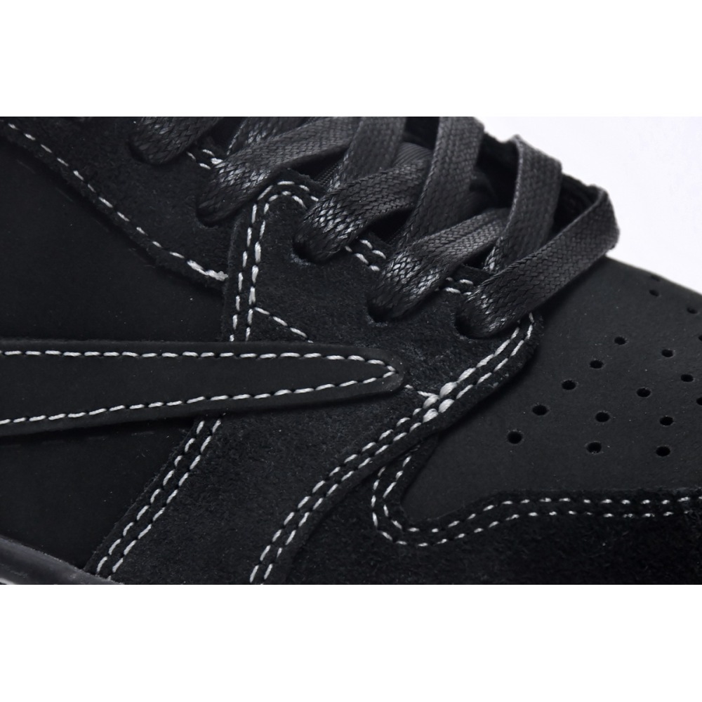 Travis Scott x Air Jordan 1 Low OG SP Black Phantom  DM7866-001（GD）