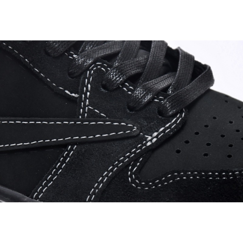 Travis Scott x Air Jordan 1 Low OG SP Black Phantom  DM7866-001（GD）