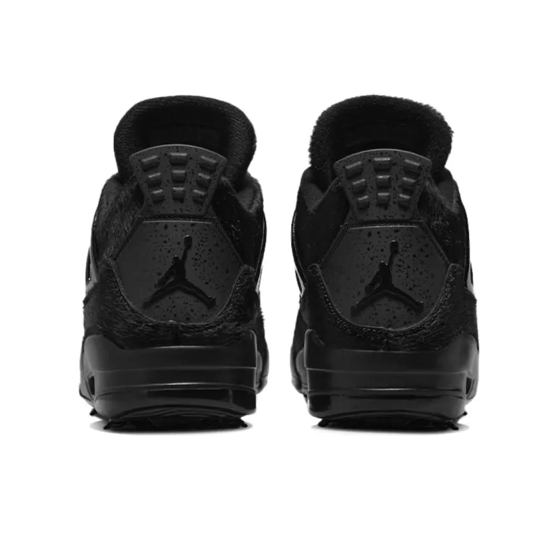 Air Jordan 4 Retro Golf Black Cat Pony Hair