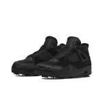 Air Jordan 4 Retro Golf Black Cat Pony Hair