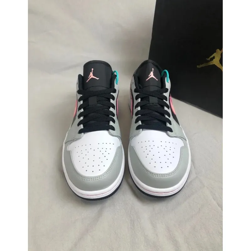 Air Jordan 1 Low Black Grey Pink4 553558-062