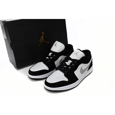 Air Jordan 1 Low Black and White Gray  552780-018 02