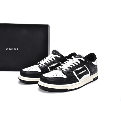 AMIRI Sneakers Sneakers Skel Top Low Black White MFS003-004 02