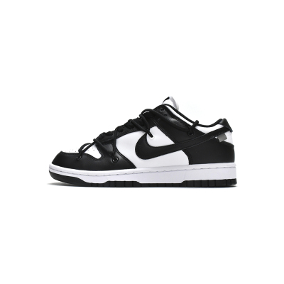 (OG)Off_White × Nike Dunk Low ＂BLACK＂ CT0856-103