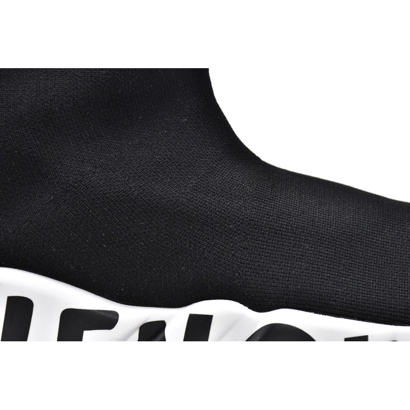 Balenciaga Speed Black(black letters)