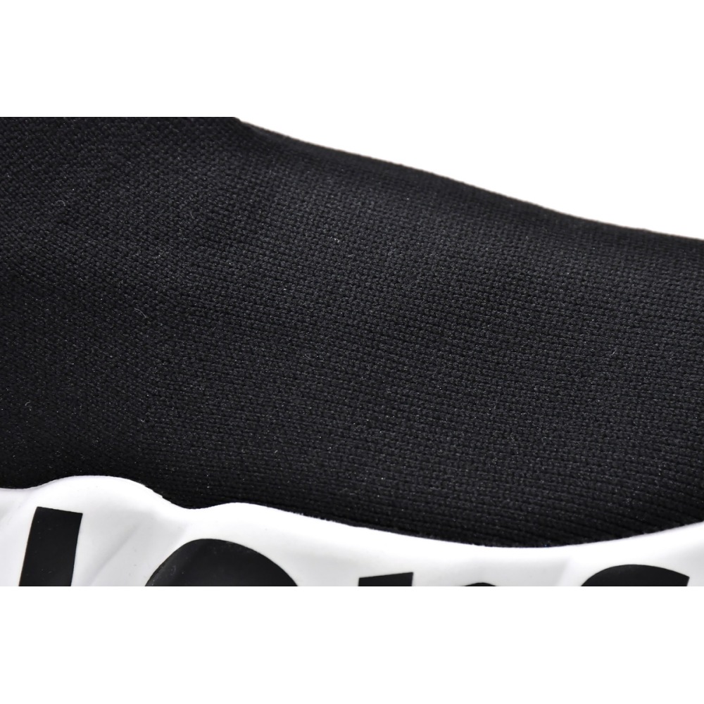 Balenciaga Speed Black(black letters)