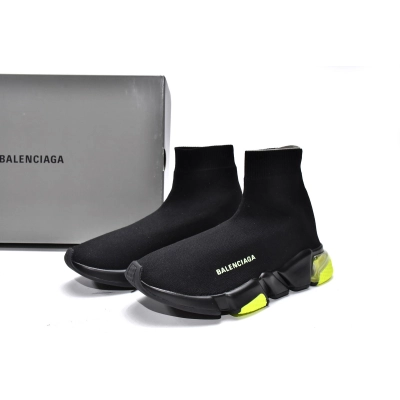 Balenciaga Speed Trainer Black Green 02