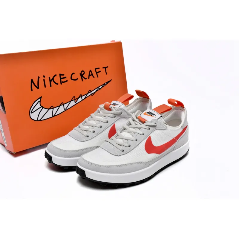 Tom Sachs x NikeCraft General Purpose Shoe Rice Grey Red DA6672-300